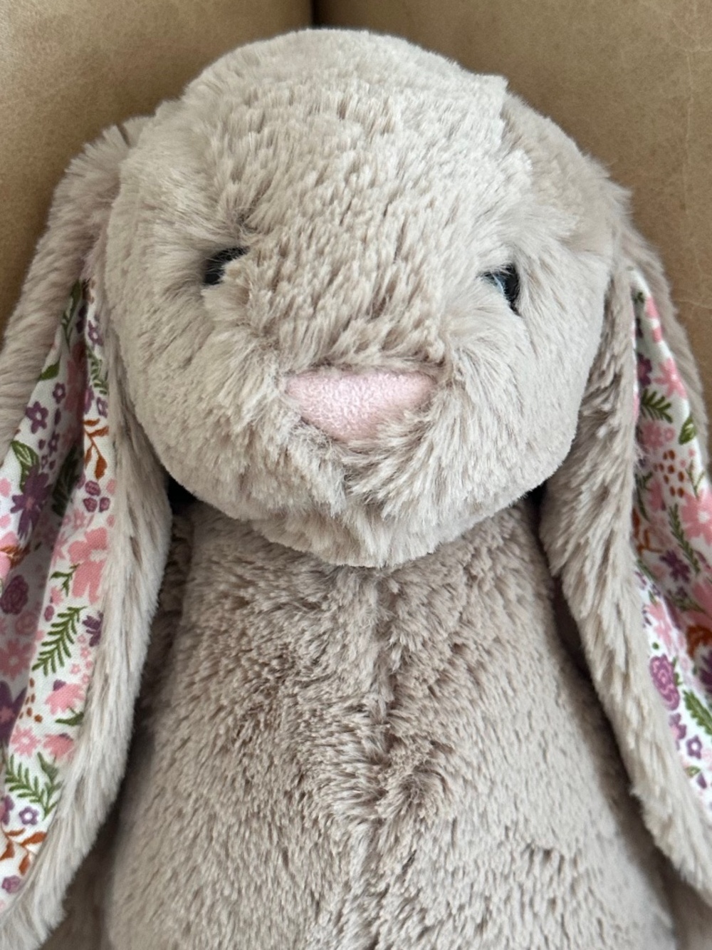 Jellycat Blossom Beige Bunny "Petal" Medium 12" Plushie Collectible Soft Floral - Picture 2 of 11